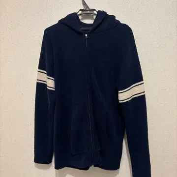 베이플로우 Bayflow 네이비 플리스 후드티 L