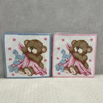 페이러 FEILER 타월 손수건 max&line 곰 토끼 블루