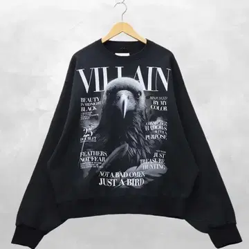 더블렛 doublet 빌런 커버 프린트 스웨트 셔츠 트레이닝복