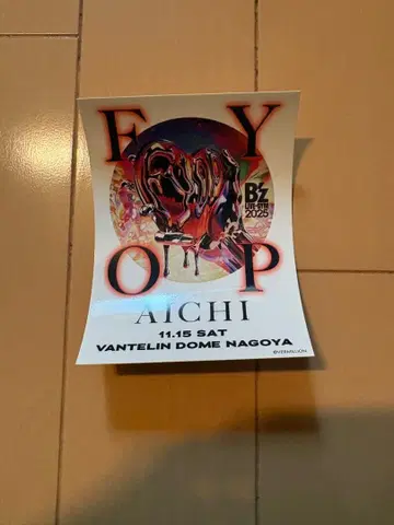 B'z FYOP 스티커 아이치 첫날