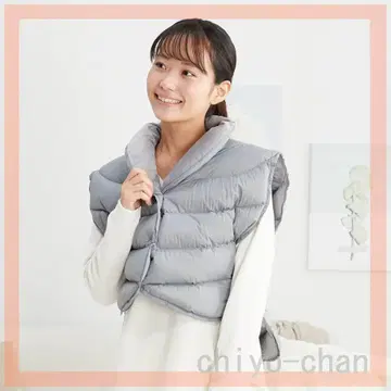 모스 코비 리치 다운 포근하고 가벼우며 따뜻한 숄더 다운 펄 그레이