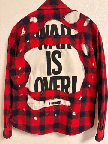 [ 명작 ] glamb 패트릭 체크 셔츠 빨간색