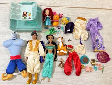 디즈니 스토어 알라딘 재스민 아리엘 인형 묶음 판매