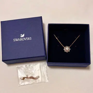 SWAROVSKI 스와로브스키 Sunshine 목걸이 로즈 골드