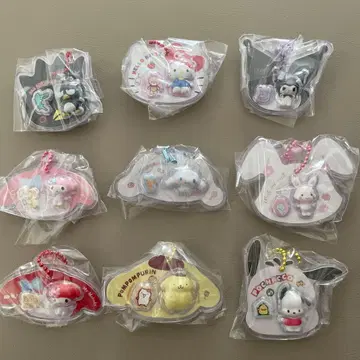 산리오 패키지 참 9개 세트 세미 컴프