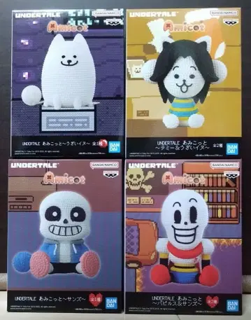 UNDERTALE Amicot 피규어 4개 세트