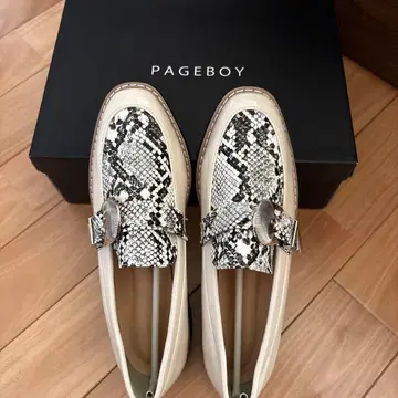 PAGEBOY 뱀 무늬 로퍼 M 사이즈