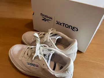Reebok SixTONES 화이트 스니커즈