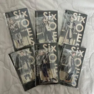 SixTONES 아크릴 스탠드 6점 세트