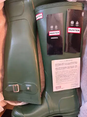 HUNTER ORIGINAL 그린 장화