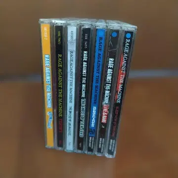 레이지 어게인스트 더 머신 CD 7장 묶음 판매 7장 세트