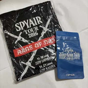 SPYAIR 2016 RAGE OF DUST 티셔츠 L 사이즈