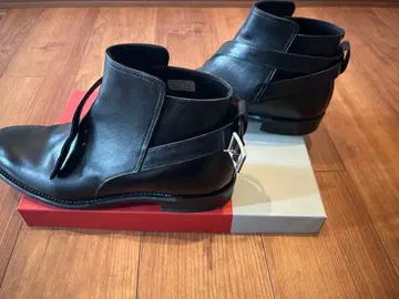 블랙 사이드 고어 부츠 26cm