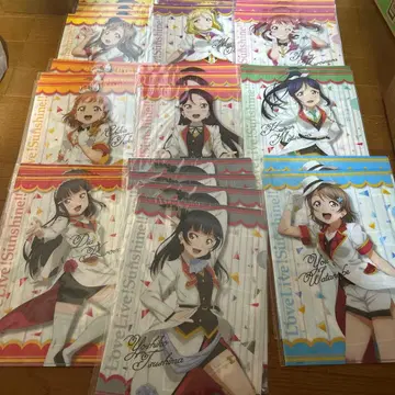 러브 라이브 선샤인 클리어 파일 SEGA 특전 파일 38장 세트