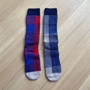 sacai 체크 삭스 사카이