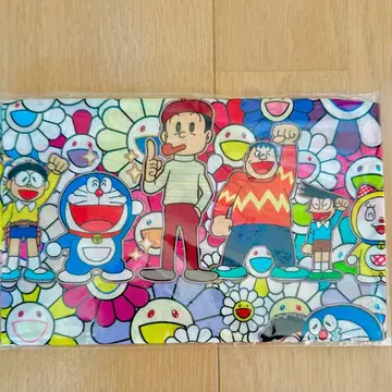 미사용품 미개봉 무라카미 다카시 카이카이키키 도라에몽 수건 도라에몽