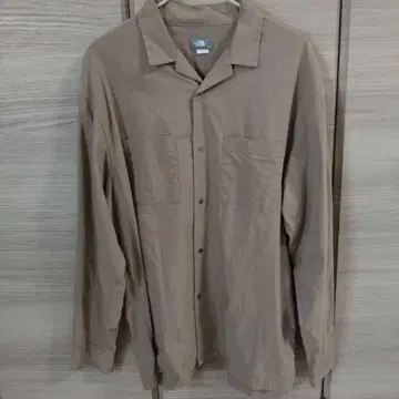 THE NORTH FACE BOX M 베이지 긴팔 셔츠
