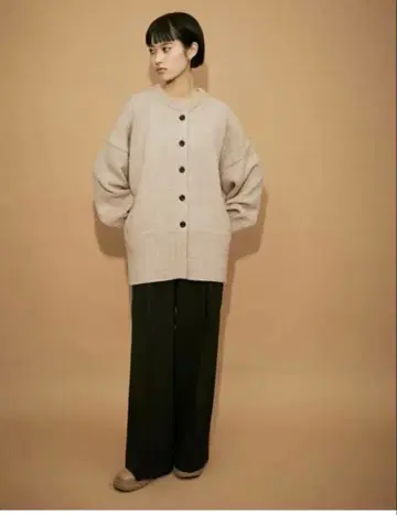 ADAM ET ROPE 로케이지 니트 가디건