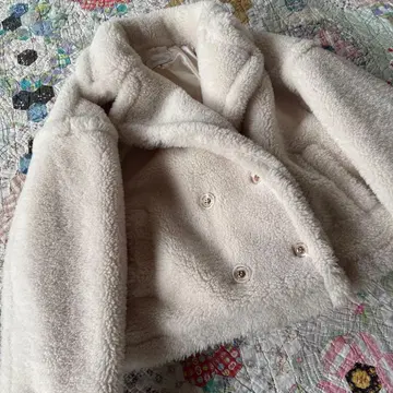 michell Macaron 미셸 마카롱 테디베어 숏코트