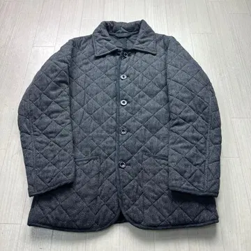BEAMS HEART 퀼팅 자켓 사이즈 M 그레이 계열
