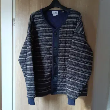 gym master 자카드 퀼트 가디건