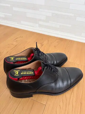 스코치 그레인 T0326 스트레이트 팁 블랙 24.5cm