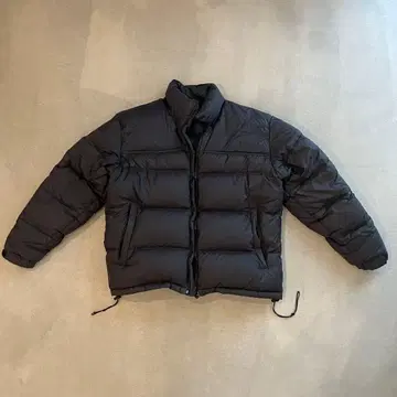 Bootlegbooth 다운 자켓 블랙 숏 기장