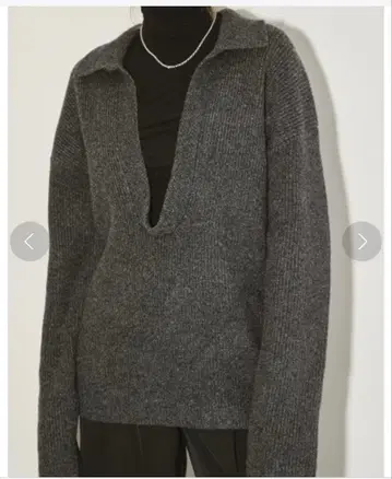 TODAYFUL 소프트 스키퍼 니트 / 그레이