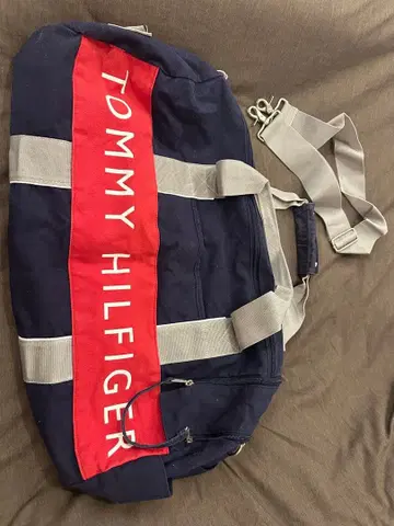 TOMMY HILFIGER 보스턴 백 네이비/레드