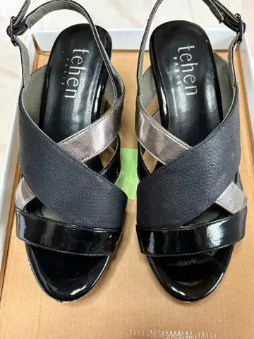 tehen 샌들 22.0 블랙 그레이