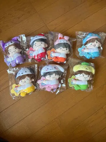 나니와단시 산리오 봉제 인형 7체 세트