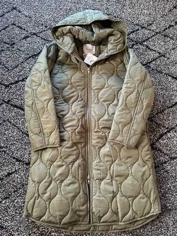 엠마 테일러 아름다운 실루엣 3way 퀼팅 후드 코트