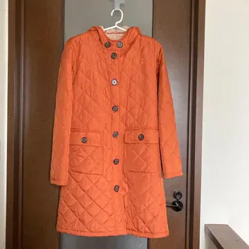 BEAMS HEART 오렌지 퀼팅 자켓