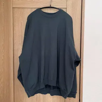 오가닉 코튼 헤비 쭈리 / 휴지 맨투맨, Green