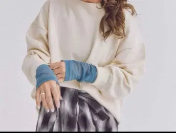 LEPSIM 310기획/소매 커스텀 니트 아이보리