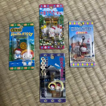 헬로키티 스트랩 4개 세트