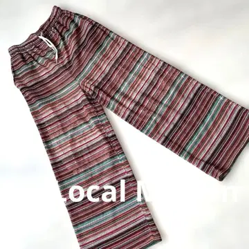 Local Motion 멀티 컬러 와이드 팬츠 FREE