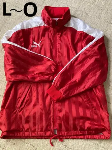 PUMA 빈티지 나일론 안감 브레이커 자켓 (후드 부착)