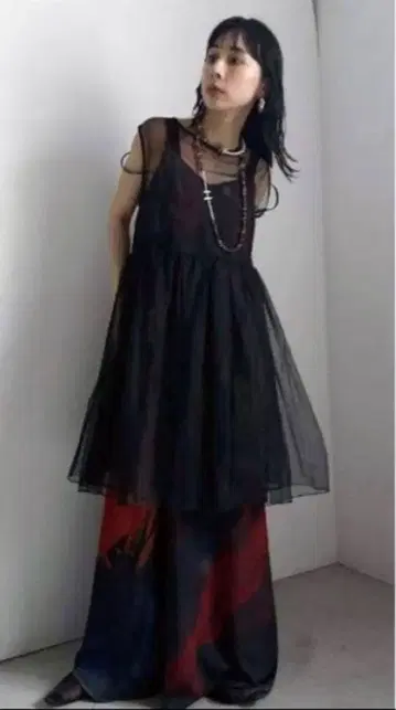 ameri vintage 3way MARGOT GEL ART DRESS