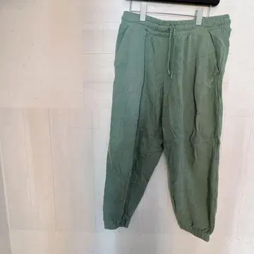 PUMA 올리브 그린 캐주얼 팬츠 [ L ] 속기모 스웨트 팬츠