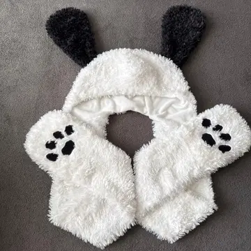 스누피 팬캡 유니버셜 머플러