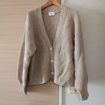 UNITED ARROWS 베이지 긴팔 가디건