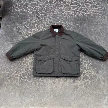 FREAK'S STORE 옷깃 코듀로이 절개 블루종 M