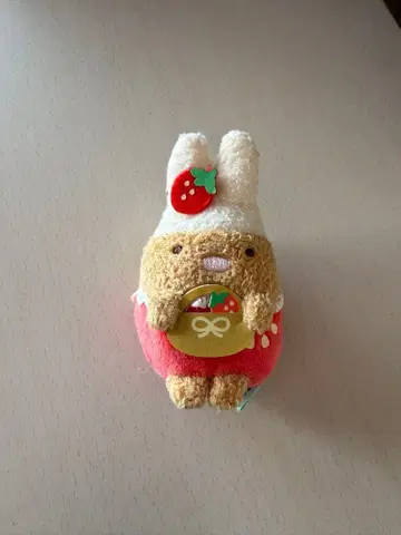 [ 돈카츠 ] 스미코구라시 딸기 페어 테노리 봉제 인형