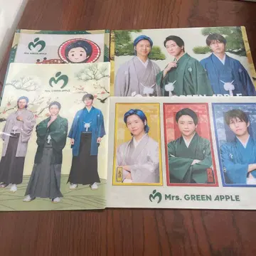 Mrs. GREEN APPLE 비주얼 시트 4종 컴프