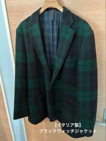 [이탈리아제] WEBER 블랙워치 자켓