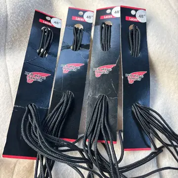 RED WING SHOES 블랙 신발끈 48인치 새상품 90년대 빈티지