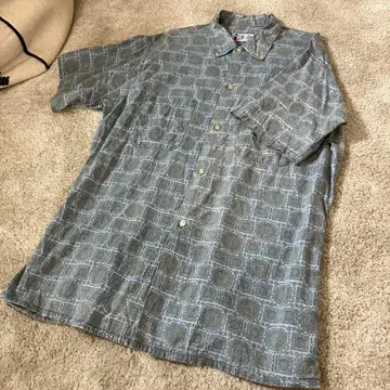 60s E&W SLIM-and-TRIM 빈티지 올 패턴 셔츠 USA제