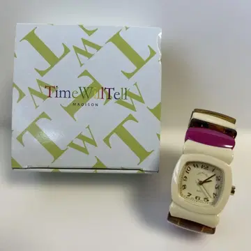 Time Will Tell 타임 윌 텔 손목시계 쇼와 레트로 M