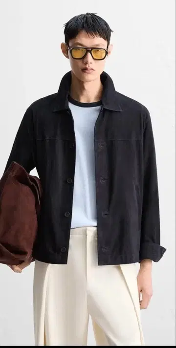 zara 스웨이드 가죽 자켓